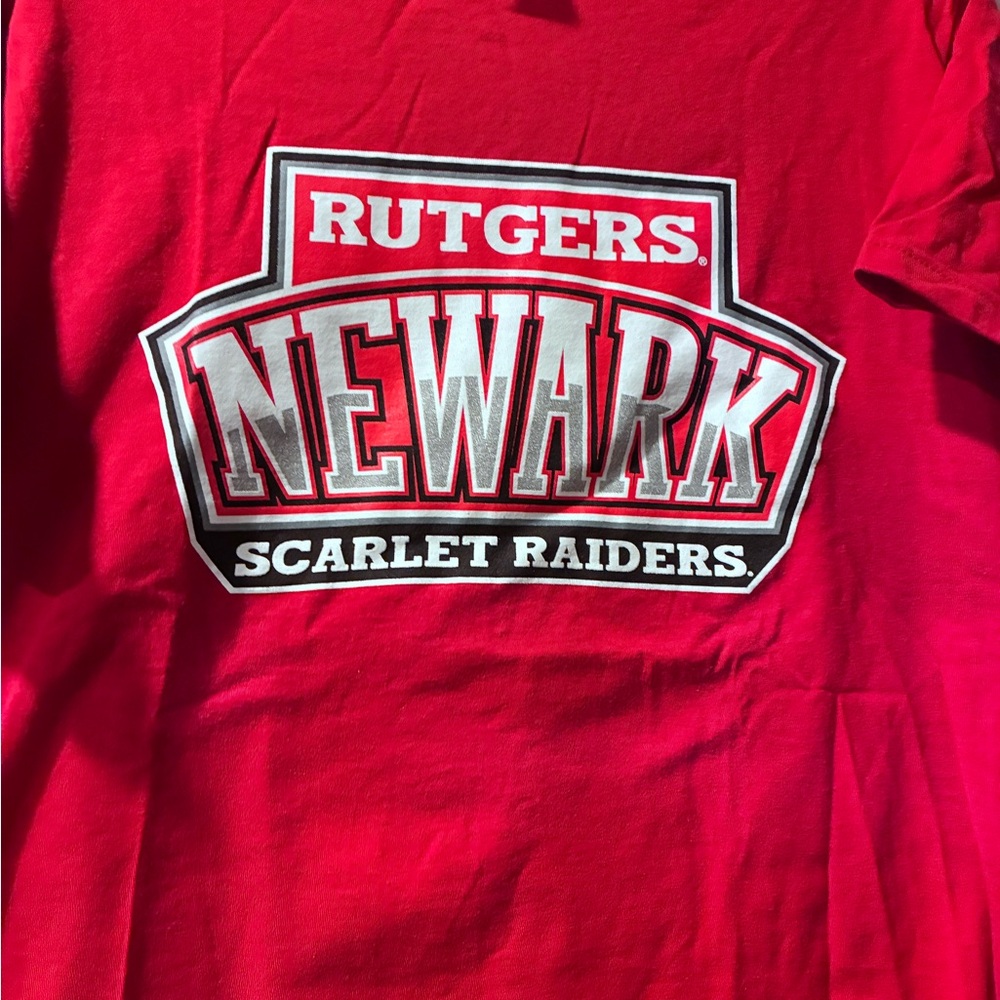 Rutgers Newark Scarlet Raiders Red T-Shirt